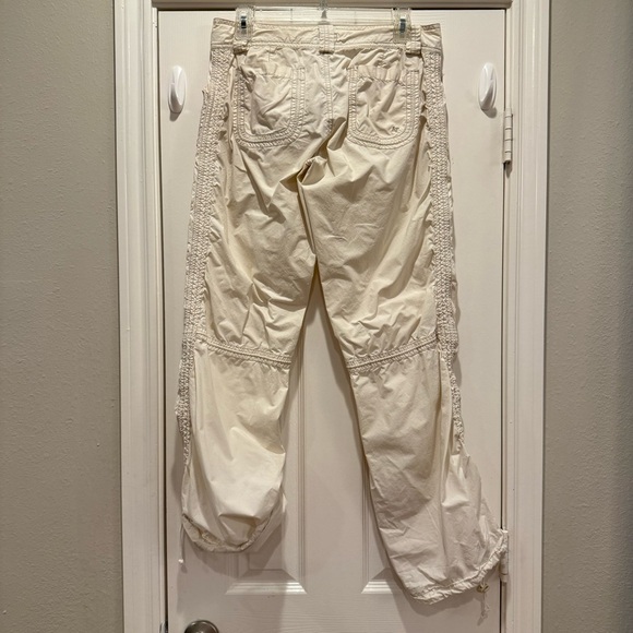 Vintage 90s Y2K ABERCROMBIE & FITCH Women’s 4 Paratrooper Pants Low Rise Khakis - Picture 2 of 14